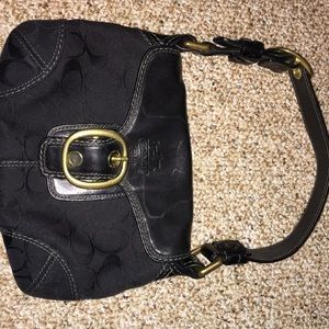 Small coach bag black